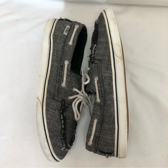 VANS Faded Black Canvas Beach Loafers Size Mens 6, Womens 7.5 - Picture 7 of 10